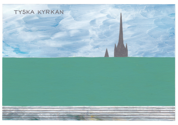 Jochen Gerner contemporary postcards Stockholm
