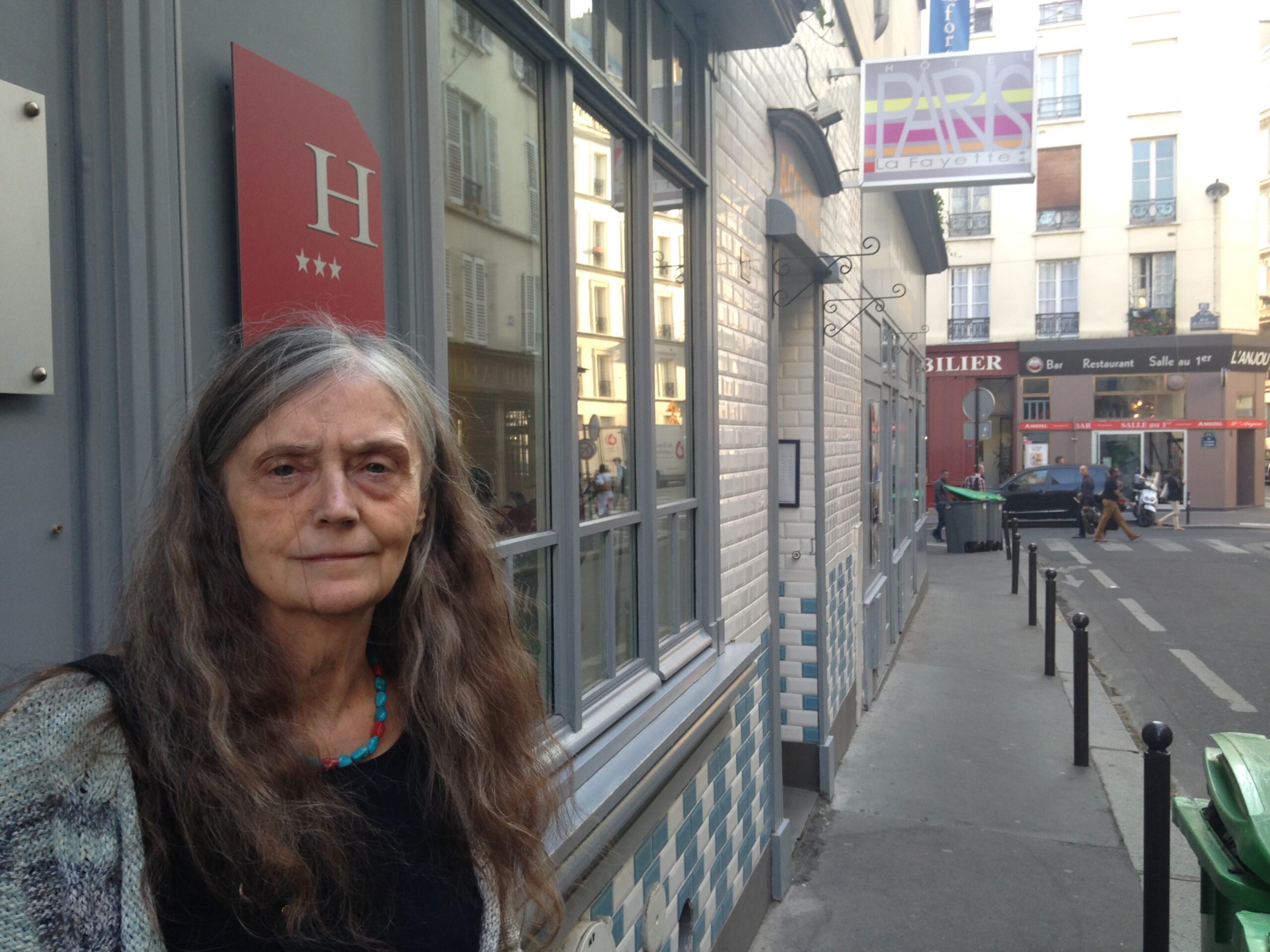 Portrait d'Alice Notley à Paris